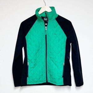 NWT Ralph Lauren Active Fleece Quilted Zip Jacket Womens Sz M